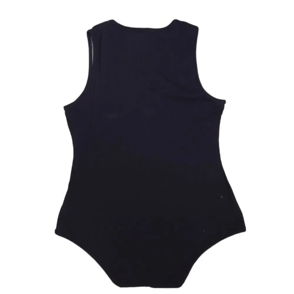 NEW LittleForBig black cat Luna‎ one piece romper bodysuit cosplay 4X